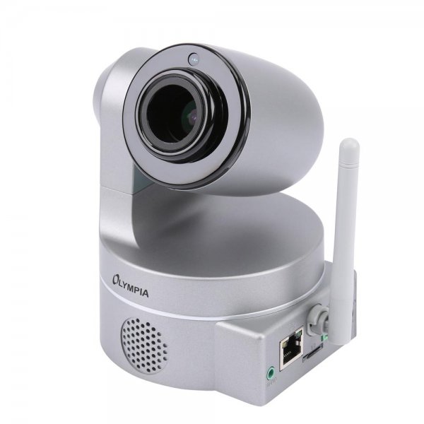 Olympia IP Kamera IC 1285 Z Alarmanlage Protect-Serie LAN WLAN Zoom Audio Video App Smartphone H.264