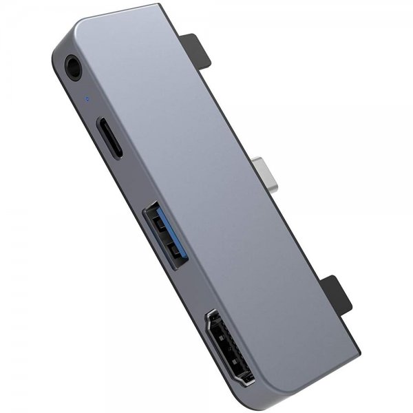 Hyper - HyperDrive 4-in-1 USB C Hub Für iPad Pro - 3.5mm audio, USB-C Power, USB-A 3.0, 4K30Hz HDMI