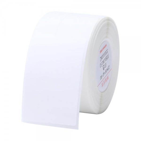 NIIMBOT Kabeletikett 25x38+40mm (weiß) 100 Stück für Etikettendrucker B21, B3S und B1