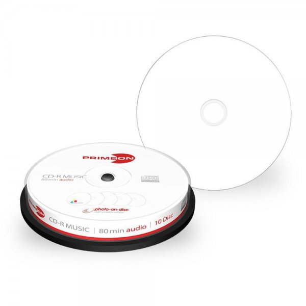 Primeon CD-R 80min/ Audio Cakebox (10 Disc)