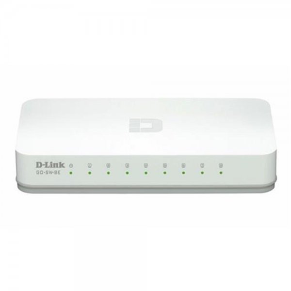 D-Link GO-SW-8E 8-Port Easy Desktop Switch Netzwerk Ethernet LAN RJ-45