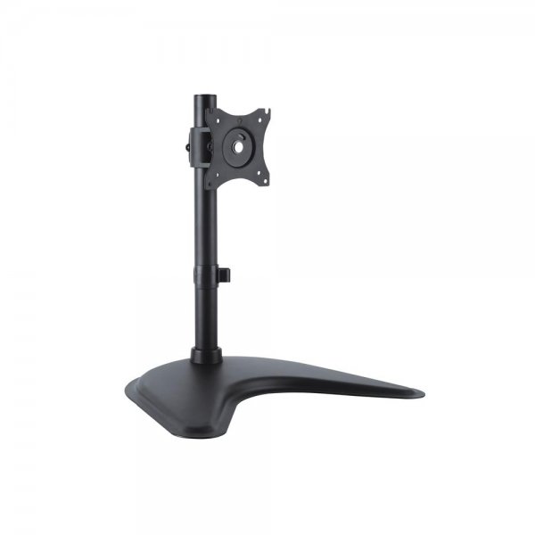 DIGITUS Universal Single Monitor Ständer Tischfuß 15"-27" Schwarz max 10kg Monitorständer Standfuß