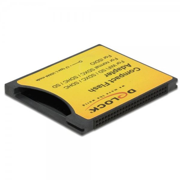 Delock Compact Flash Adapter Kartenadapter für iSDIO WiFi SD SDHC SDXC Speicherkarten