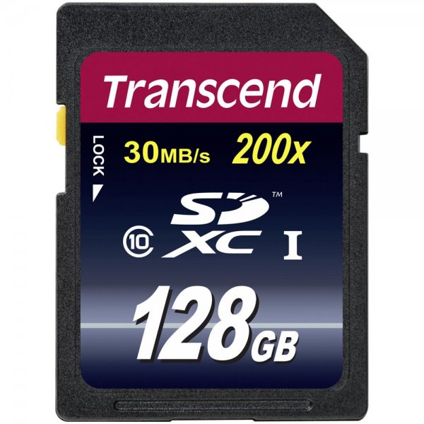 Transcend SDXC 128GB Class 10 SD-Karte Speicherkarte