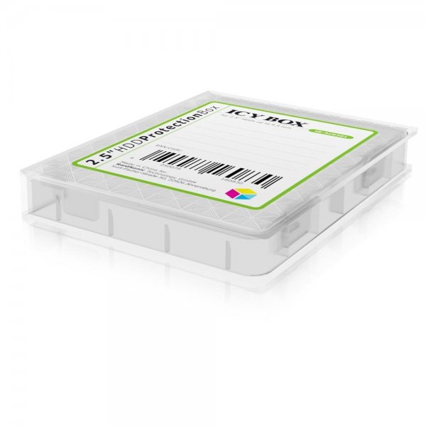 ICY BOX IB-AC6251 2,5" HDD SSD Festplatten Transport Hülle Schutz Box stapelbar