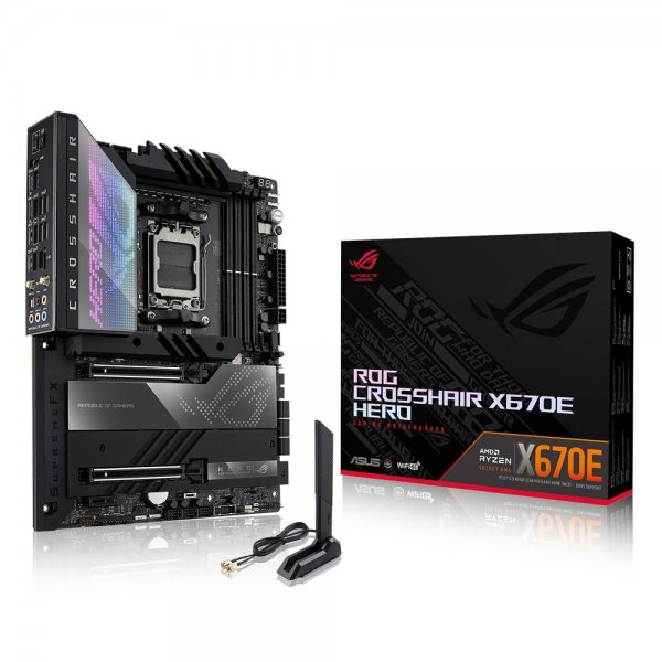 ASUS ROG CROSSHAIR X670E HERO Gaming Mainboard Sockel AMD AM5