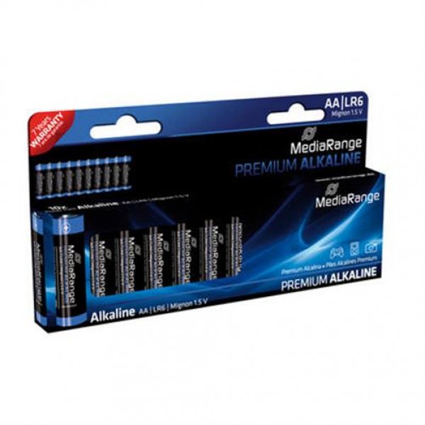 MediaRange Premium Alkaline Batterien Mignon AA|LR6 1.5V 10er Pack