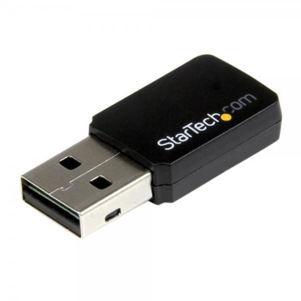 StarTech.com USB Mini Dual Band Wireless-AC Adapter 433Mbps/150Mbps (5/2.4GHz)