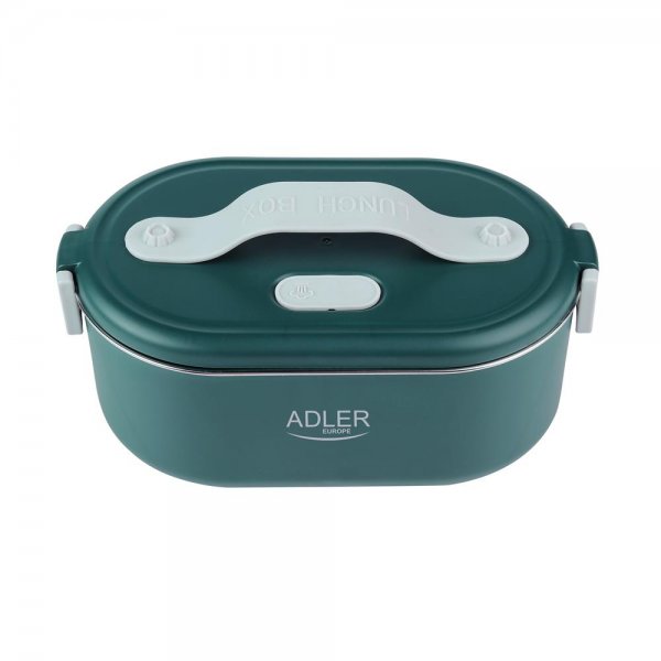 Adler AD 4505 Elektrische Brotdose grün Speisewärmer Warmhaltebehälter Spülmaschinenfest Edelstahl