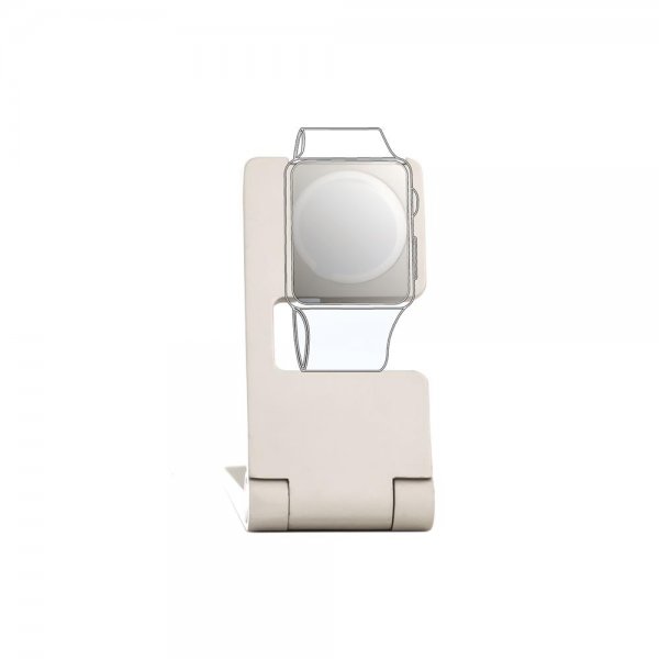 ultron wStand 2 Apple Watch Halterung Ständer Smartwatch Halter Aluminium Silber Watch-Halterung