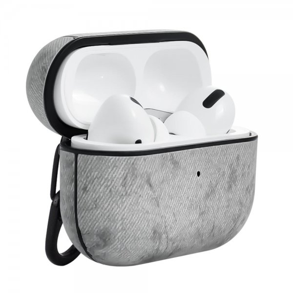 TERRATEC AirBox Pro Fabric Gray für Apple AirPods Pro Schutzhülle Kopfhörer Hülle
