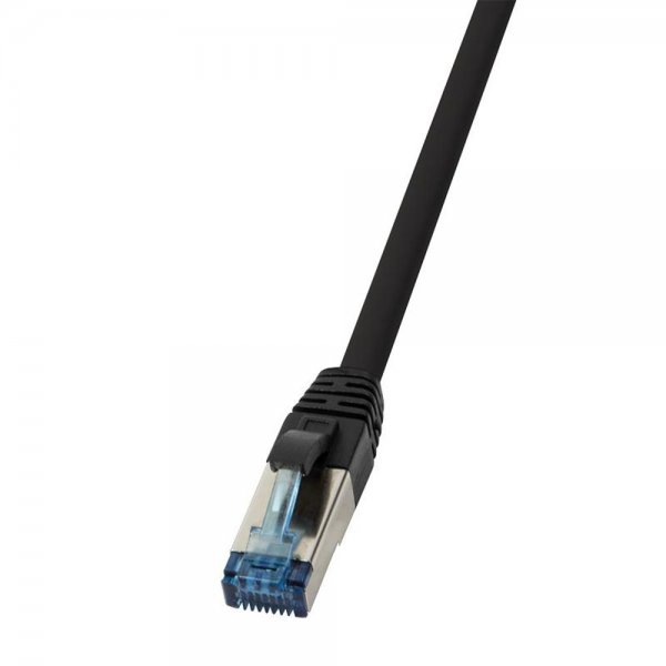 LogiLink Professional PUR Patch Cable Cat.6A S/FTP 2,0 Patchkabel Datenkabel schwarz