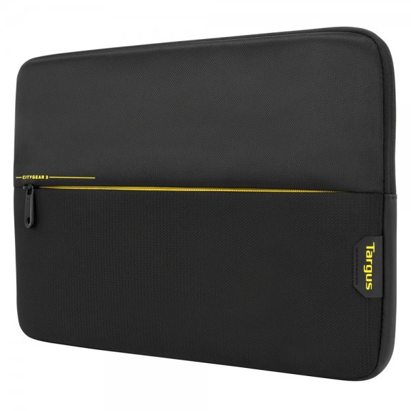 Targus City Gear Laptop Sleeve 39,6 cm 15,6" Schutzhülle schwarz gelb