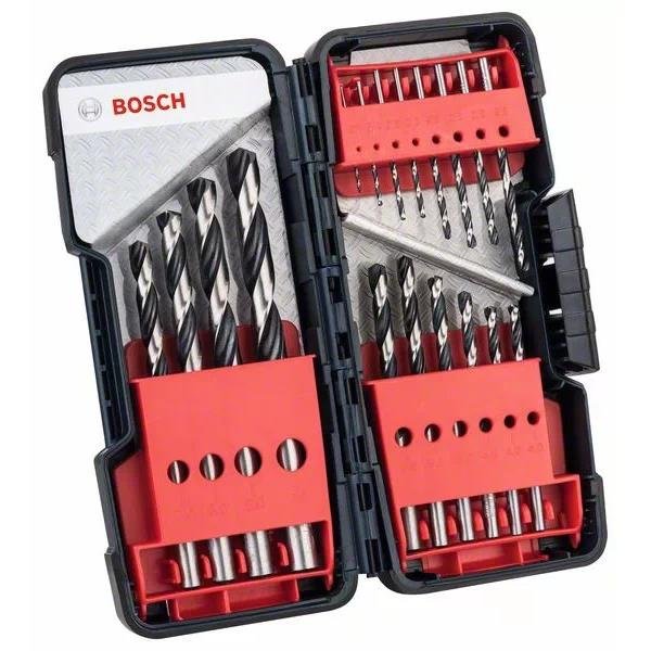 Bosch HSS-Spiralbohrer-Set PointTeQ 18-tlg. ToughBox 1-10 mm Metallbohrer Bohreraufsätze