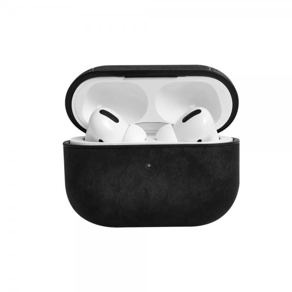 TERRATEC AirBox Pro Fabric Black für Apple AirPods Pro Schutzhülle Case Schwarz
