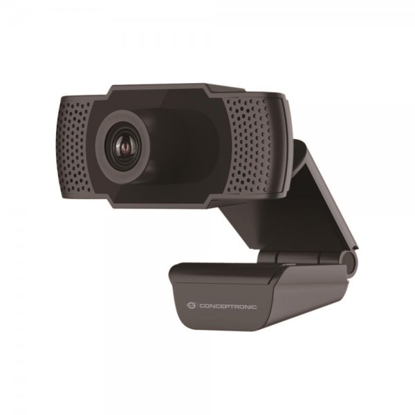 Conceptronic Webcam AMDIS 1080P Full HD mit Mikrofon USB Plug & Play 30FPS