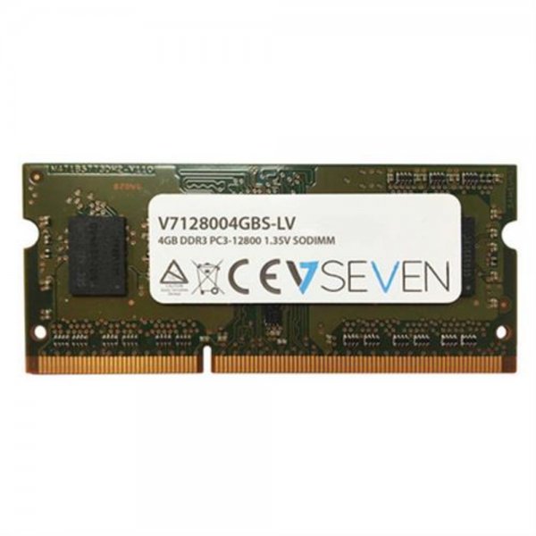 V7 4GB DDR3 PC3-12800 - 1600mhz SO DIMM Notebook Arbeitsspeicher Modul - V7128004GBS-LV Speichermodu