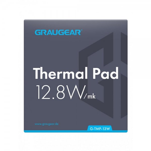 GRAUGEAR G-TMP-13W Universal Wärmeleitpad für CPU oder Speicher 12.8W / mk 100x45x1mm