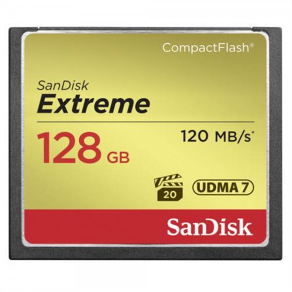 SanDisk Extreme CF 128GB 120MB/s UDMA7 SDCFXSB-128G-G46