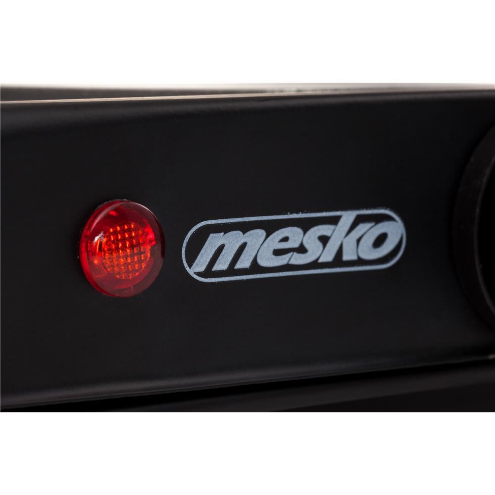 Mesko MS 6508 Einzelkochplatte Schwarz Mini-Kochplatte Tisch-Kochplatte Camping 