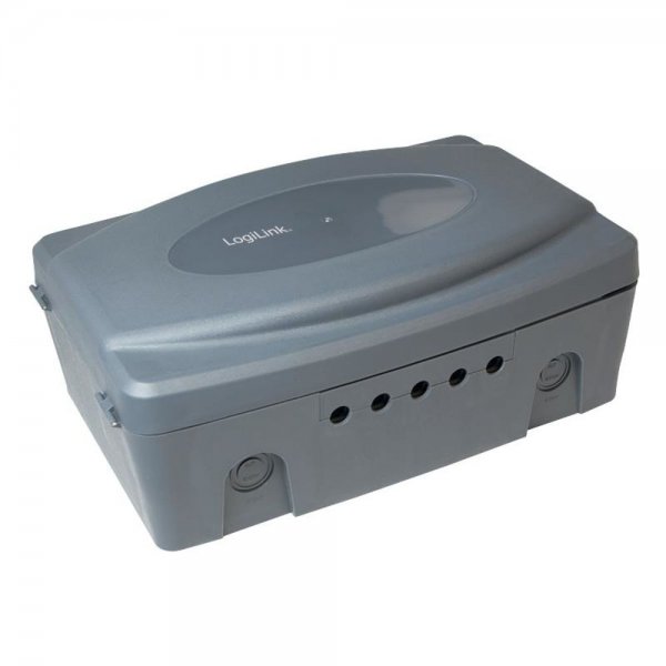 LogiLink Wetterfeste Außen- Elektronikbox Kabel-Schutzbox Outdoor grau