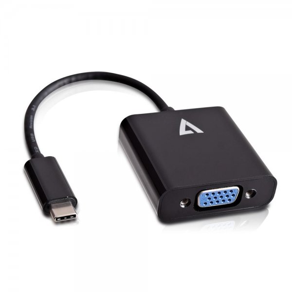 V7 USB-C TO VGA ADAPTER BLACK UCVGA-BLK-1E