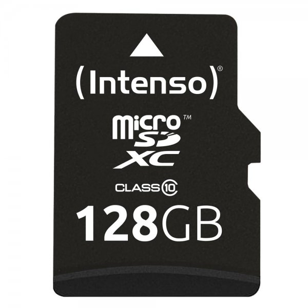 Intenso microSD 128GB Class 10 Speicherkarte inkl. SD-Adapter externer Datenspeicher