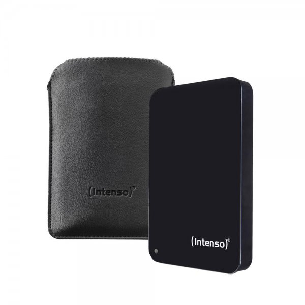 Intenso Memory Drive 1TB externe Festplatte 2,5" USB 3.0 Schwarz Tasche LED-Anzeige