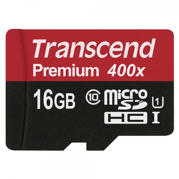Transcend microSDHC 16GB Class 10 UHS-I 400X