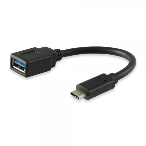 equip USB-C 3.0 Typ C auf Typ A Adapter schwarz