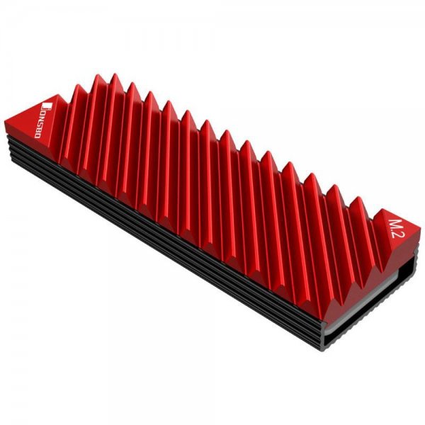 Jonsbo M. 2-3 M.2 SSD Kühlkörper Rot Passivkühler Laufwerkkühler PC-Kühler