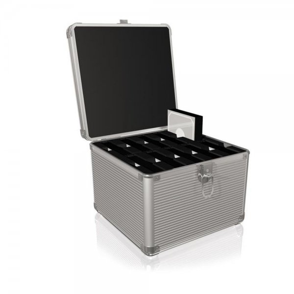 ICY BOX IB-AC628 Aluminium Transportkoffer Schutz f. 10x 2,5" / 3,5" Festplatten