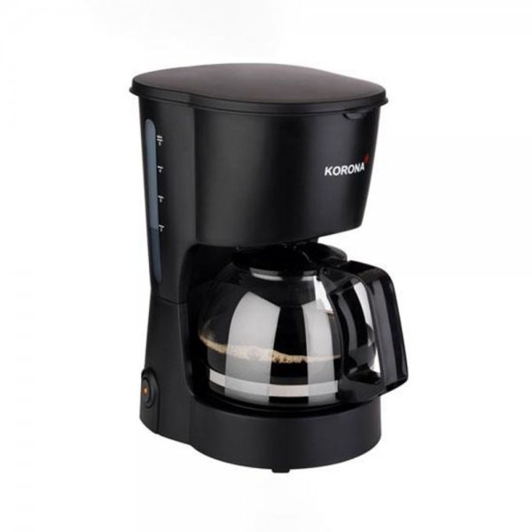 KORONA Kaffeeautomat 0,6 L 5 Tassen schwarz 600 W Single Filter Kaffeemaschine Glaskanne