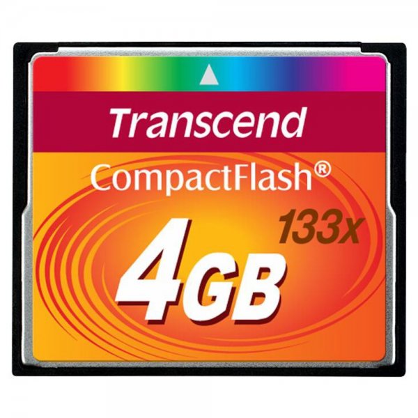 Transcend Compact Flash 4GB 133x Speicherkarte