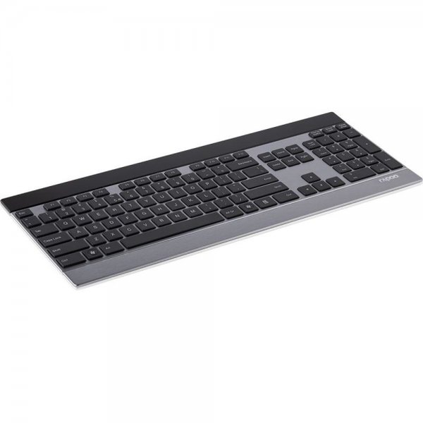 Rapoo E9270P kabellose Tastatur 5 GHz Wireless Verbindung silber