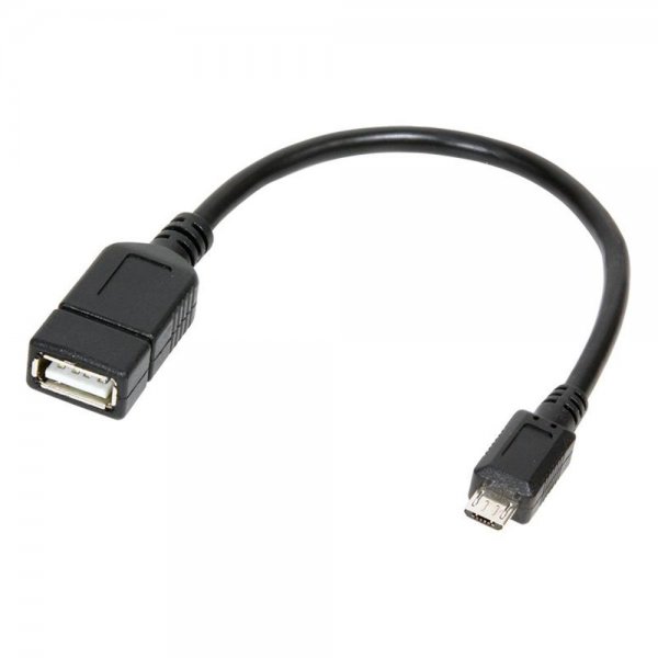 LogiLink AA0035 USB OTG Adapter-Kabel USB-micro-B-Stecker an USB-A-Buchse