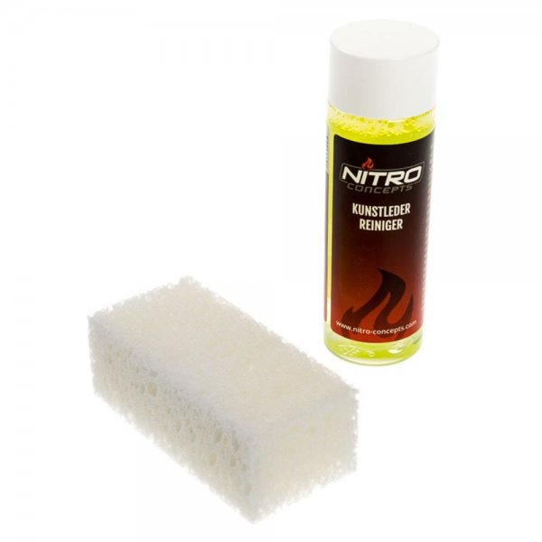 Nitro Concepts PU-Leder Reinigungsmittel inkl. Schwamm 100ml