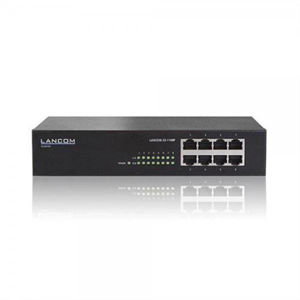 LANCOM GS-1108P Unmanaged 8-Port Gigabit Ethernet Swit