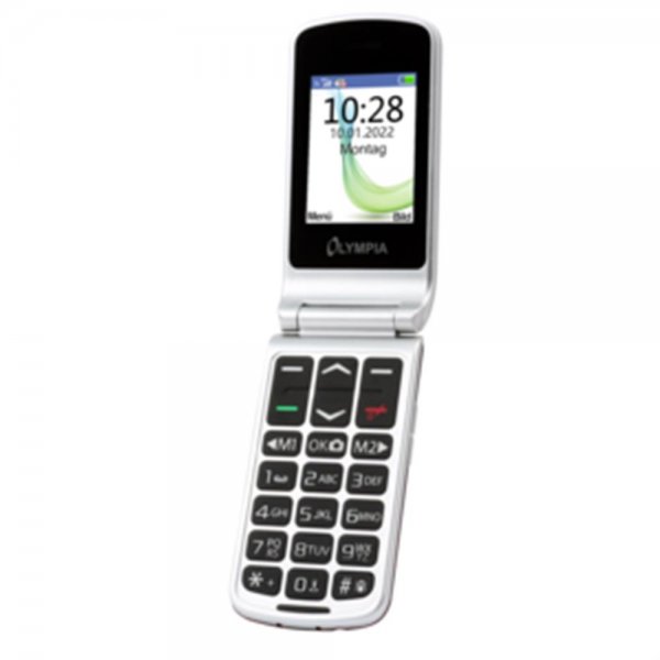 Olympia Style Duo 4G schwarz Seniorenhandy Dockingstation Klapphandy Mobil Telefon Bluetooth