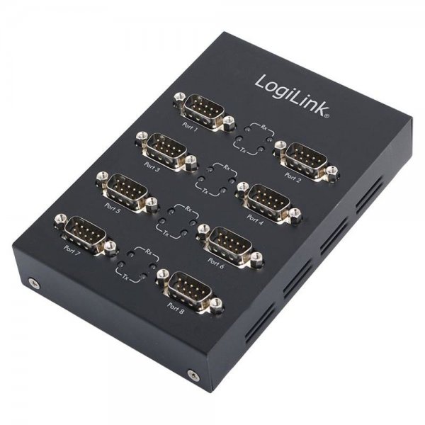 LogiLink AU0033 USB 2.0 auf 8x Seriell Adapter RS232 Splitter