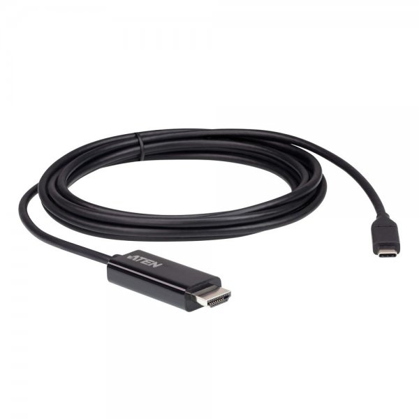 ATEN UC3238 USB-C auf 4K HDMI Konverter-Kabel Anschlusskabel 2,7 m Schwarz