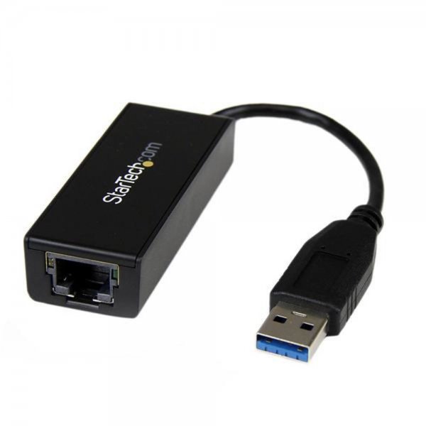StarTech.com USB 3.0 A/St auf Gigabit-Ethernet-(RJ45)/Bu Lan Adapter Schwarz