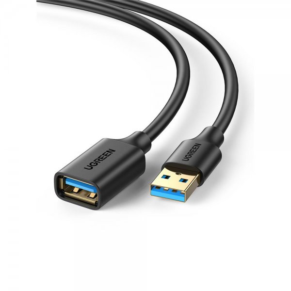 UGREEN Kabel 30127 (USB 3.0 M - USB 3.0 F 3m schwarze Farbe)