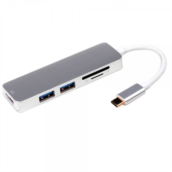 ROLINE Dockingstation USB Typ C 4K HDMI USB 3.2 Gen 1 SD/MicroSD