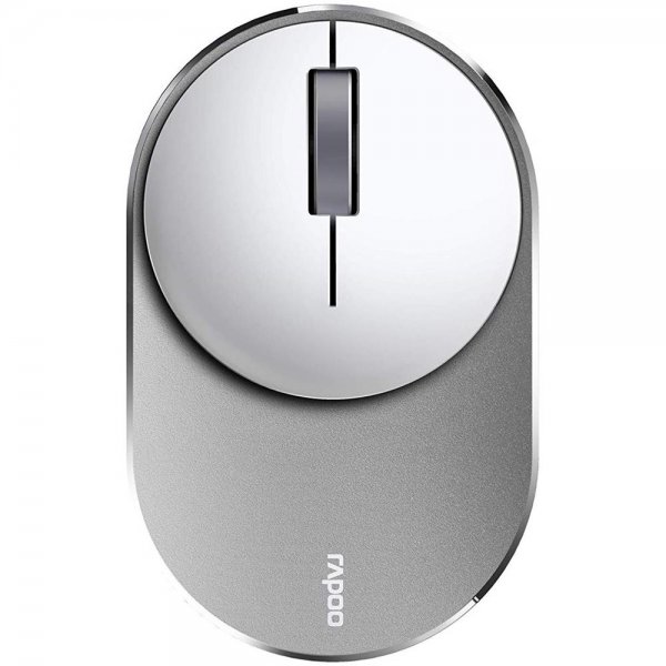 Rapoo M600 Mini Silent kabellose Maus Bluetooth und 2.4 GHz 1300 DPI weiß