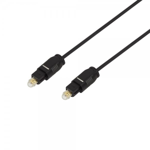 LogiLink CA1008 Toslink-Kabel Digitales Audio Kabel Glasfaser 2 m