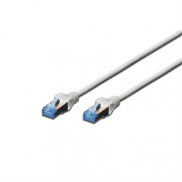 DIGITUS CAT 5e SF-UTP Patchkabel PVC AWG 26/7 2m Grau Netzwerkkabel Kabel Anschlusskabel