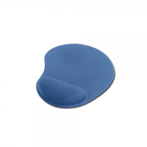 ednet Gel Mauspad mit Handballenauflage blau ergonomisch