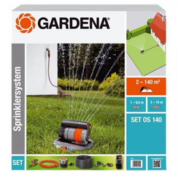 Gardena Gard Versenk-Regner-Set Os 140 | 8221