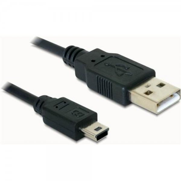 DeLock Kabel USB 2.0 A >USB mini B Standard 5-Pin 0,7m